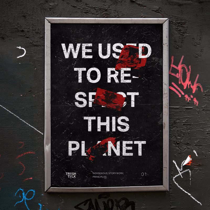 activism climate change environment indigenous plastic pollution Poster Design posters