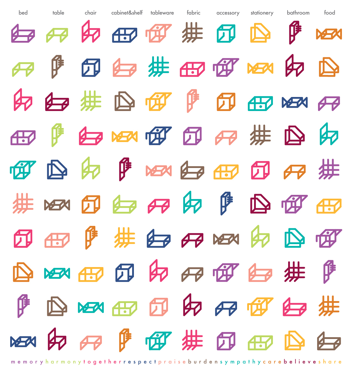 door  Relationship colorful concept Icon sublogo pattern hongkong typo