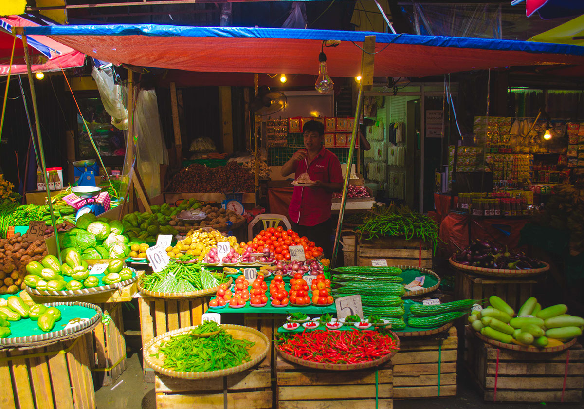 Street Quiapo Manila philippines marktet