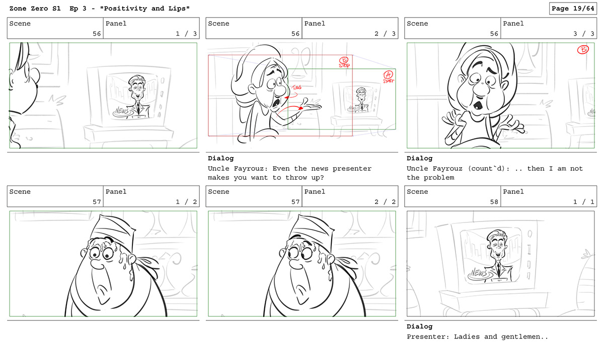 animation  cartoonshow storyboard TVseries