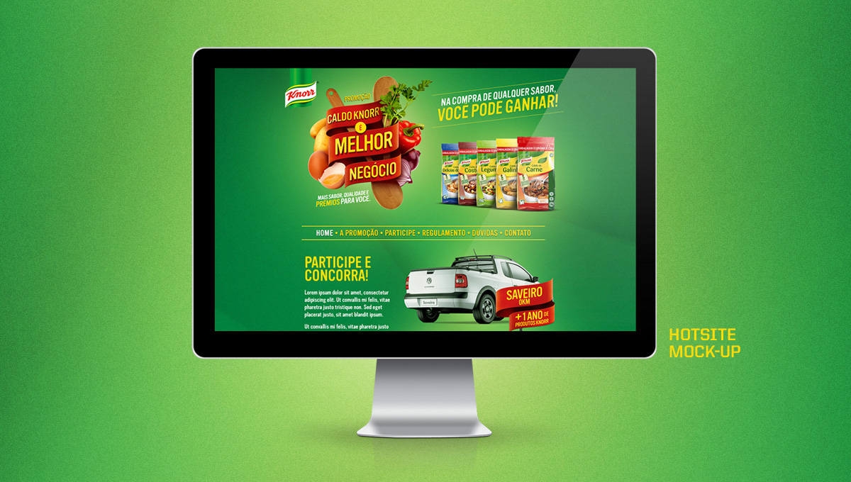 Knorr food solutions Food  cash & carry PDV Point of Purchase cook flavor Promoção Promotion