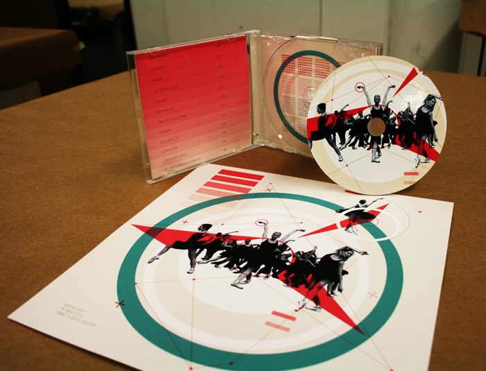 Kanye West Twisted Fantasy  CD design cd package music poster letterpress posters