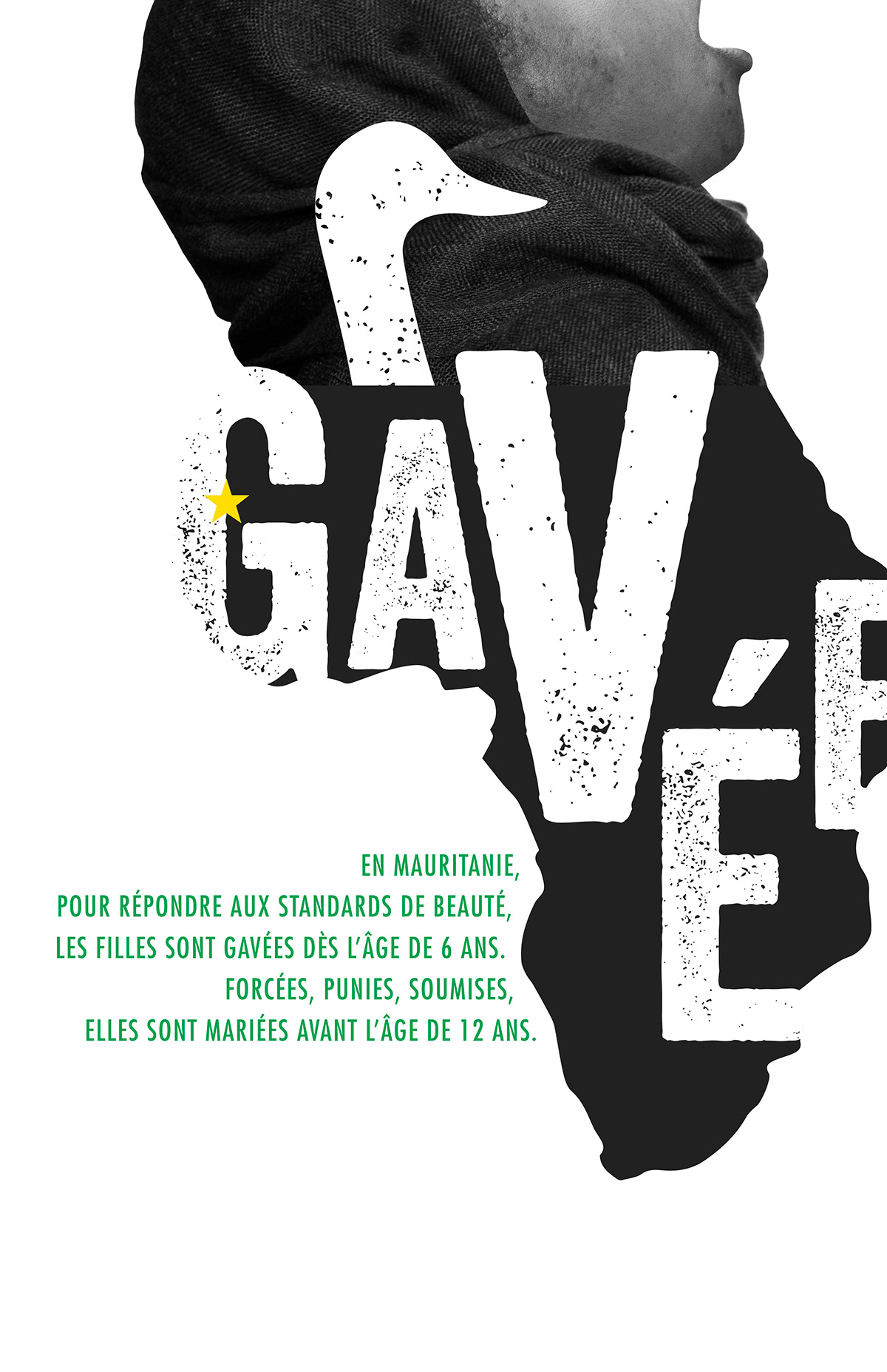 affiche poster mauritanie Gavage canard sensibilisation dénoncer 