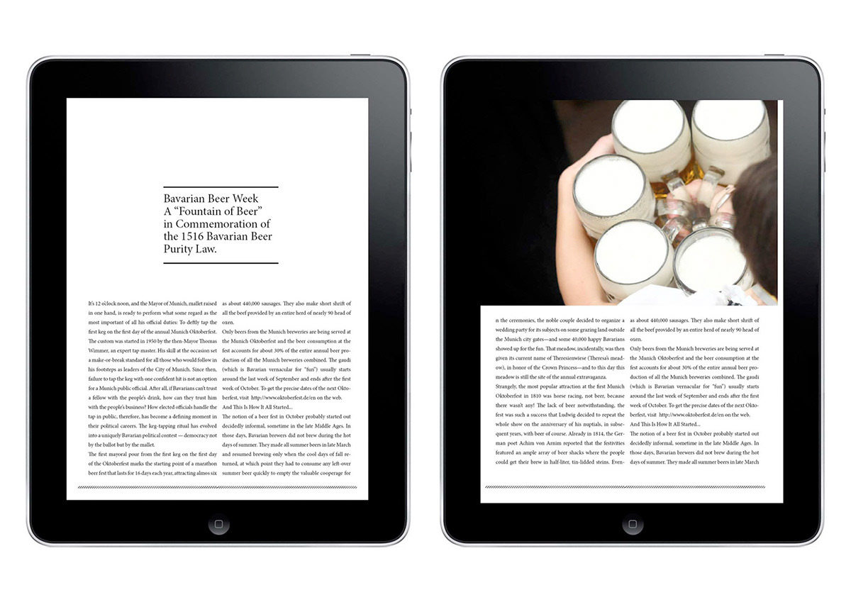digital magazine Digital Magazine iPad editorial