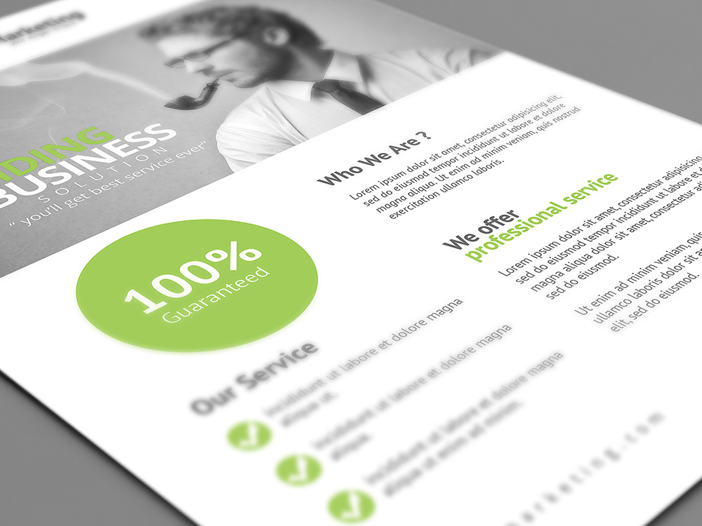 flyer template corporate business