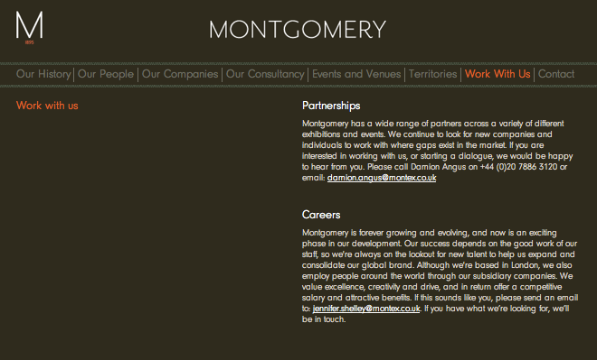 mongomery Events global company