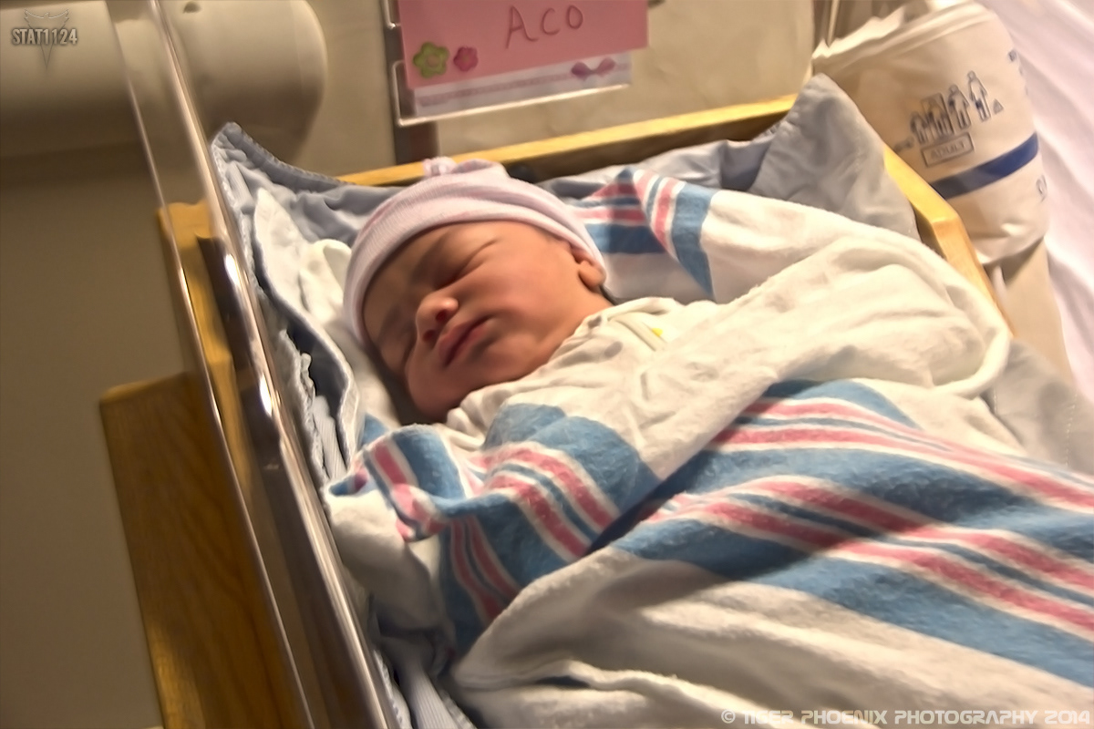 newborn baby girl family miracle Aminah Acosta birth