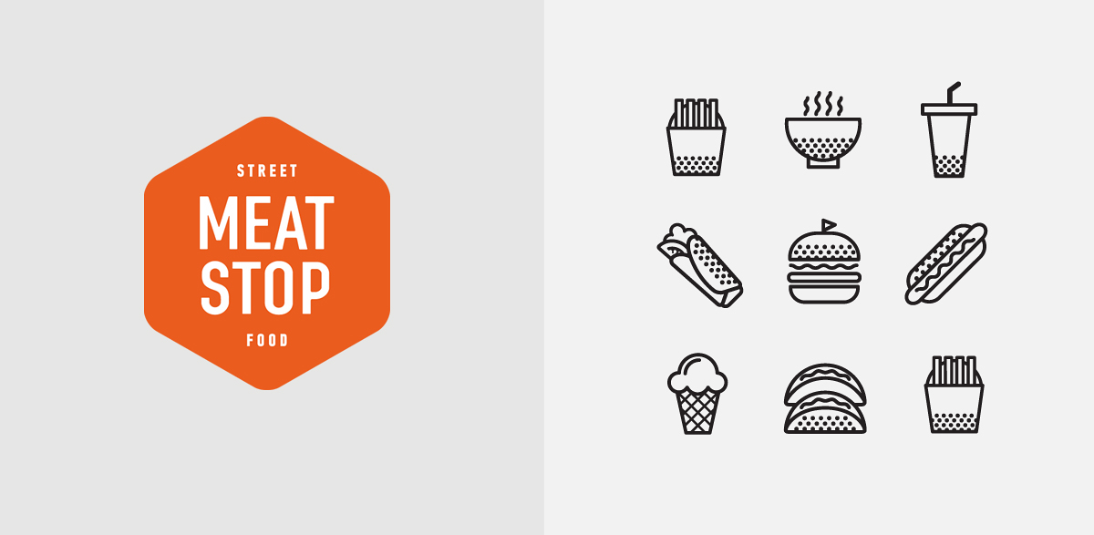 burger fastfood cafe Moscow logodesign logo graphicdesign identity Food  restaurant orange