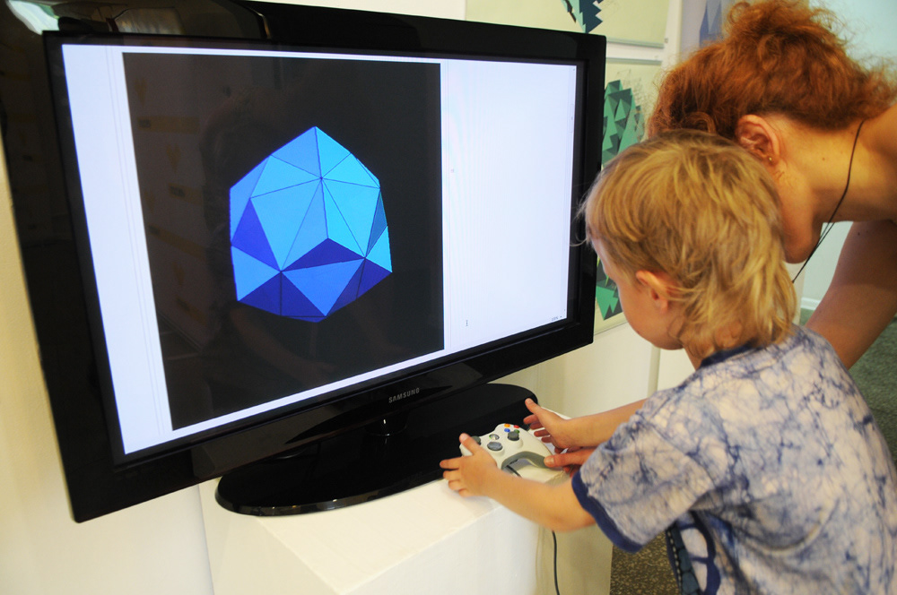 precessing OpenGL math mathematics interactive art installation Game Controller video game belarus minsk moderna art