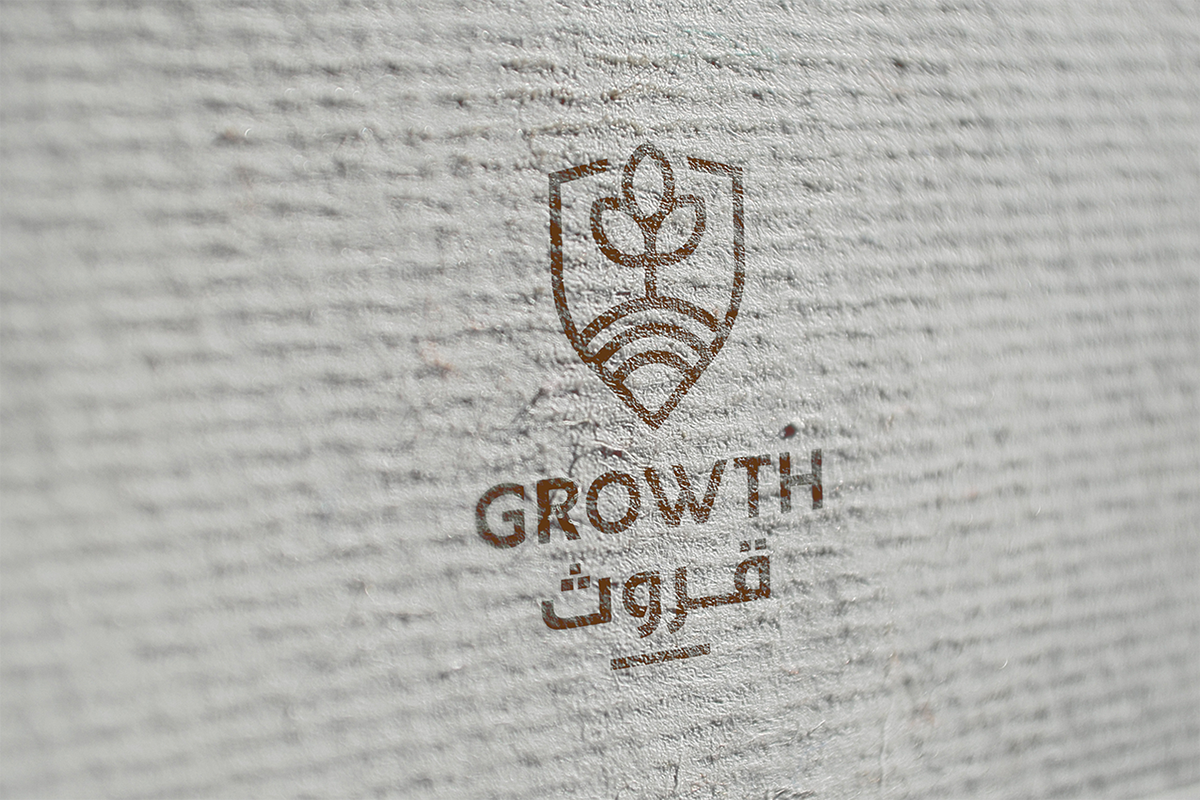 growth Stationery brand logo branding  visual identity agriculture brand identity graphic design  designer