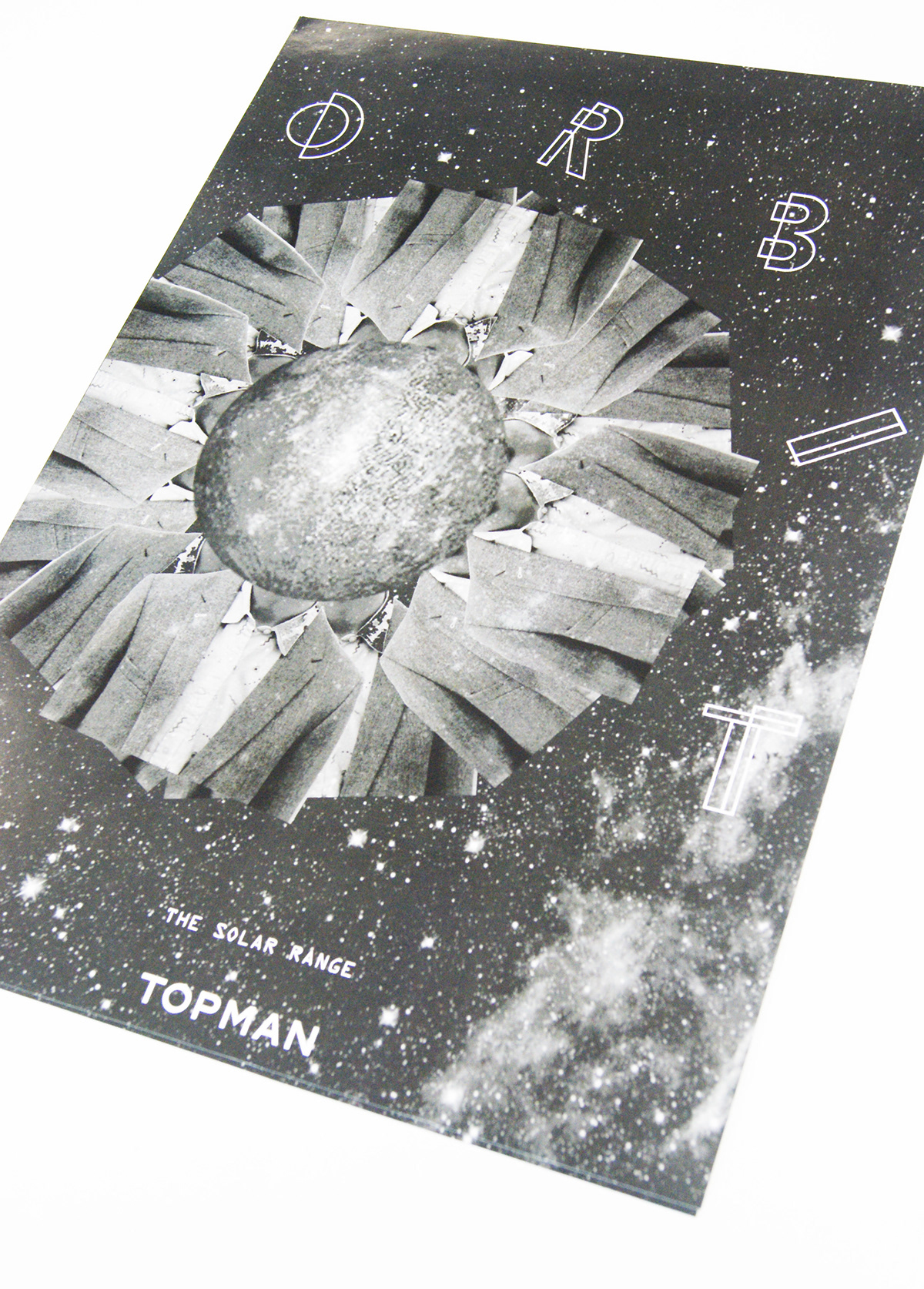 topman branding  Collection Fashion  welcome collection science solar system Astrology Planets Orbit Lookbook Advertising  Promotion posters