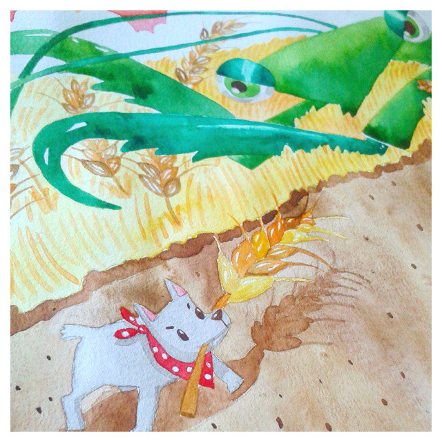 Illustrator children'sbook picturebook book cartoon watercolor watercolour paint story Thai Thailand