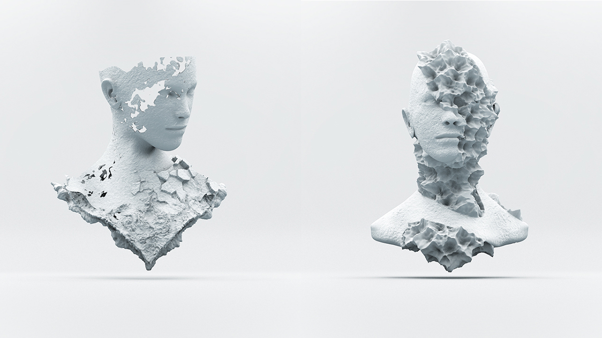 sculpture 3D abstract