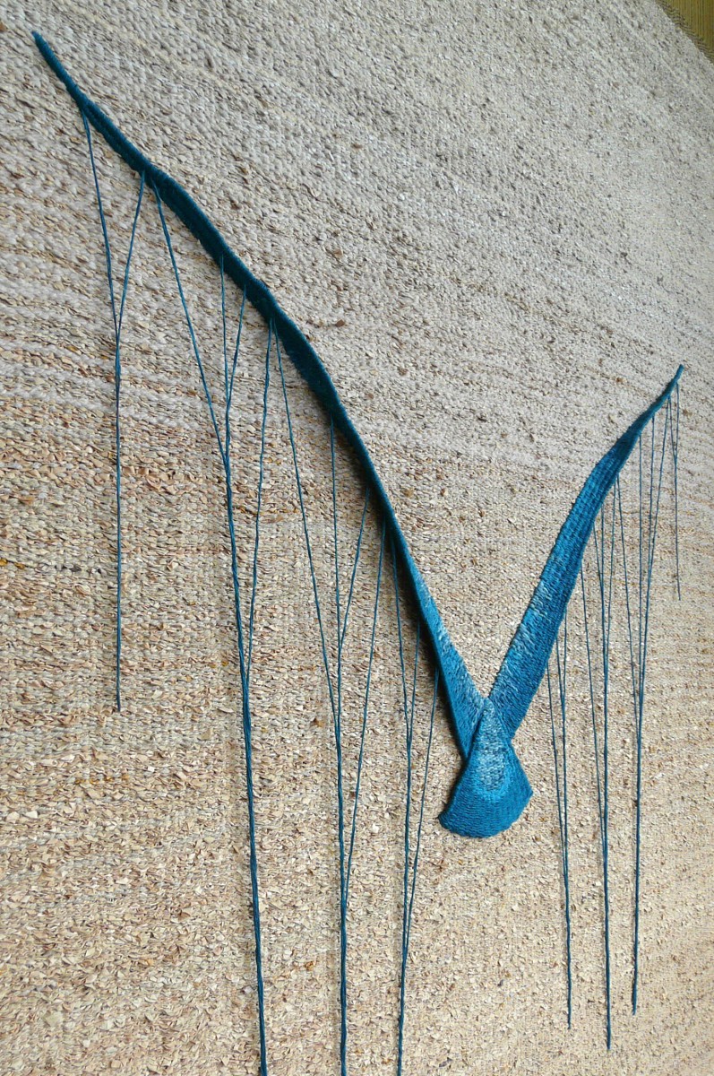 weaving Woven paper art minimal art mental issues anxiety fibre art textile art fiber art symbolic
