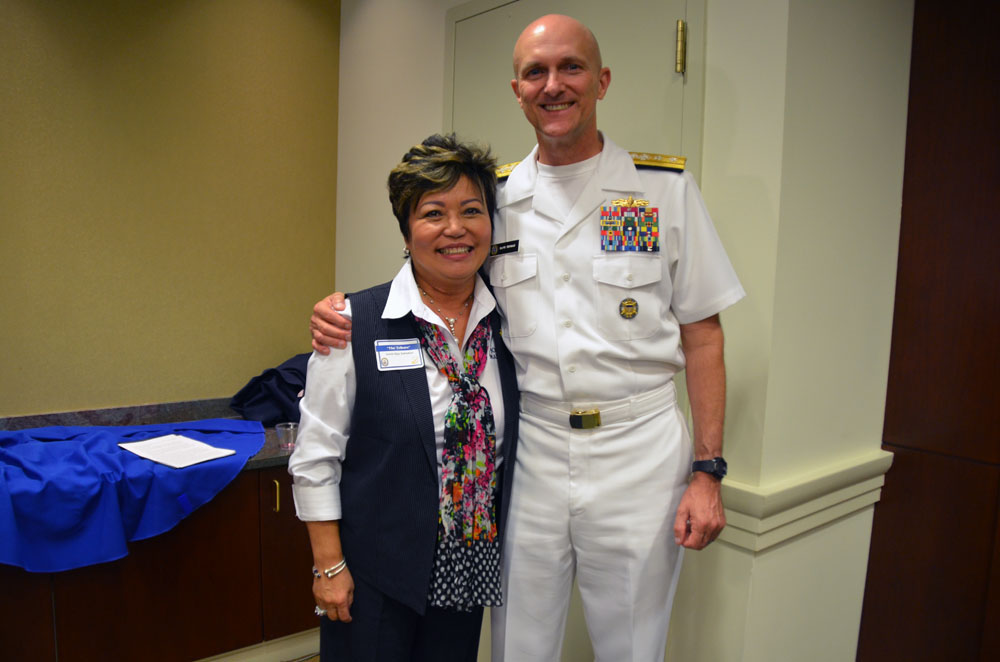 uss arlington US Navy navy league Arlington virginia acpd acfd Honor Guard Admiral commemoration 9/11 honor first responders