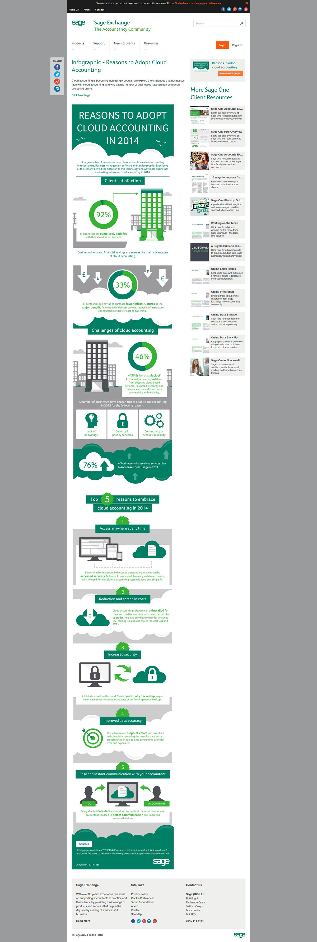 Sage infographic graphic-design accounting