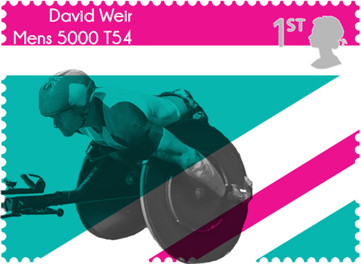 stamps Royal Mail paralympics British First's