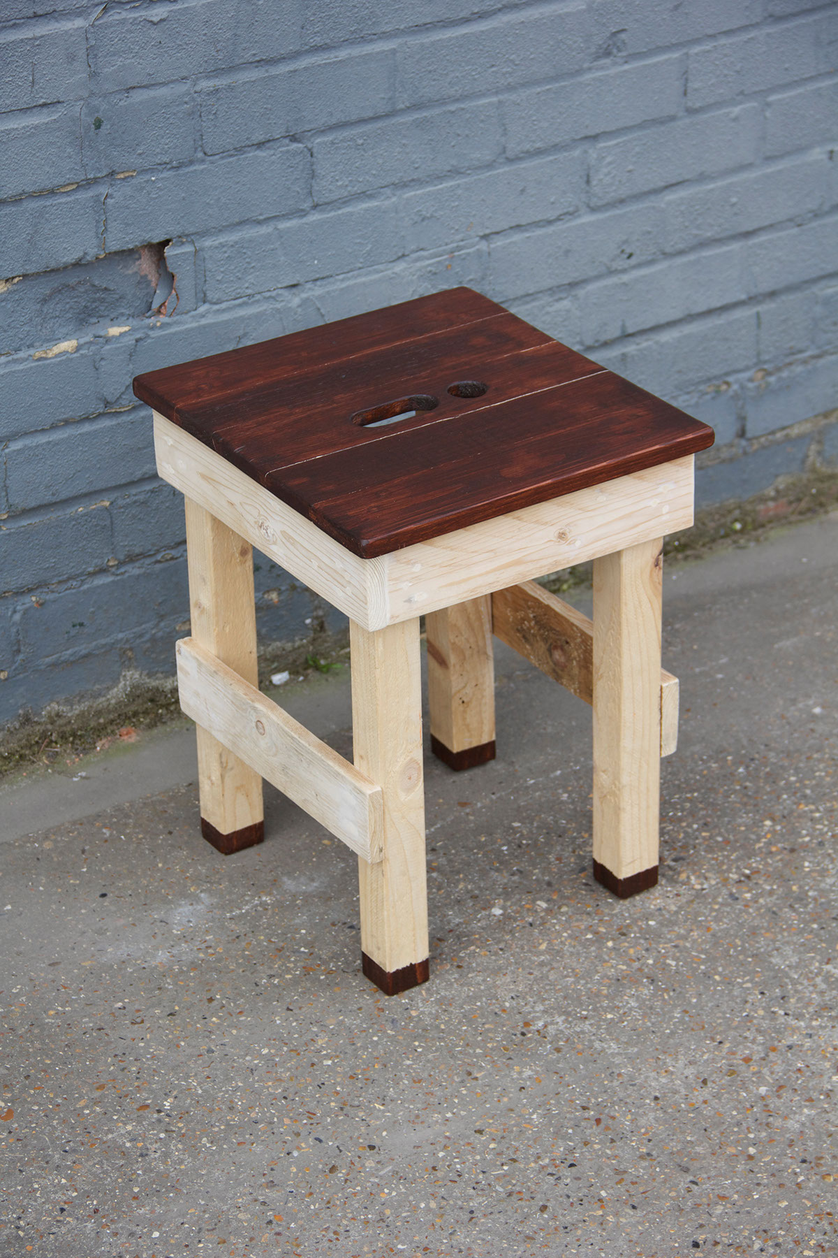 bench stool pallet wood  reclaimed wood nomade