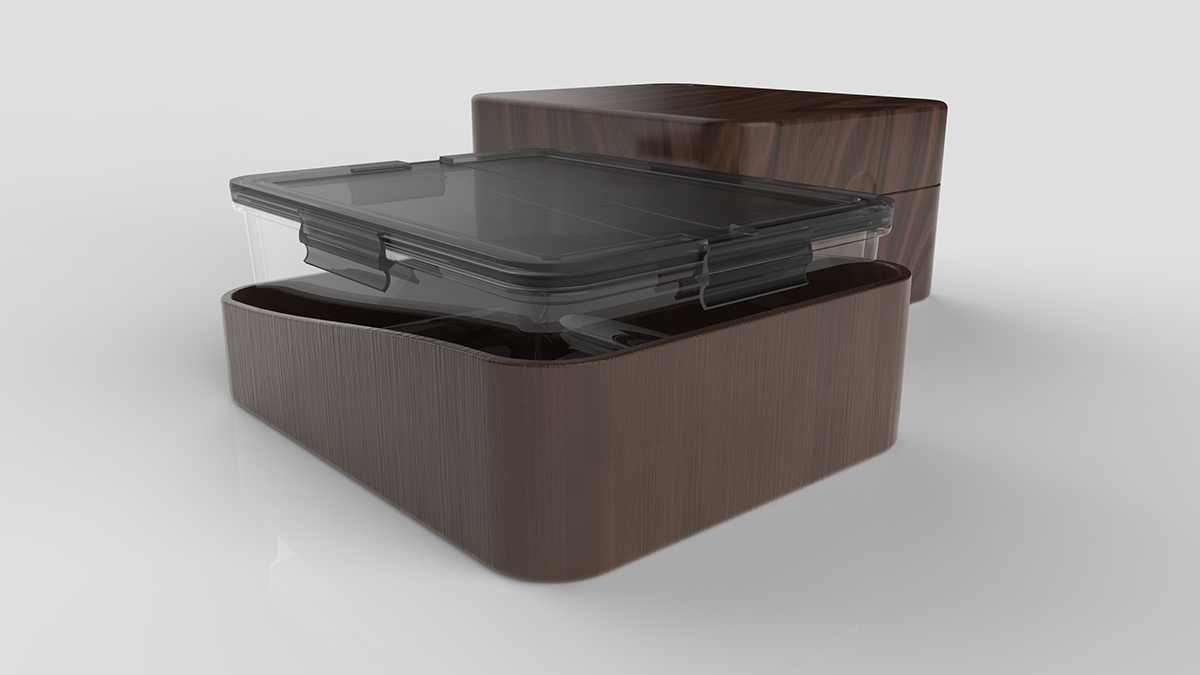 Adobe Portfolio lunchbox bento design concept development
