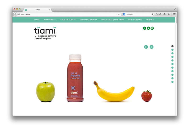 brand identity packaging design naming pictograms kaleidoscope juice fruit Fruit Tiami Mi Ami ti ami