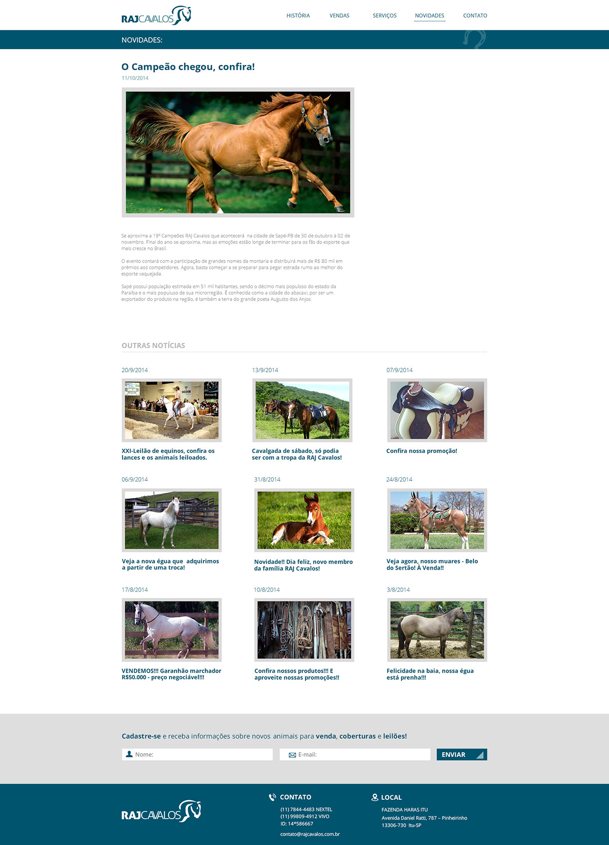 Website horse