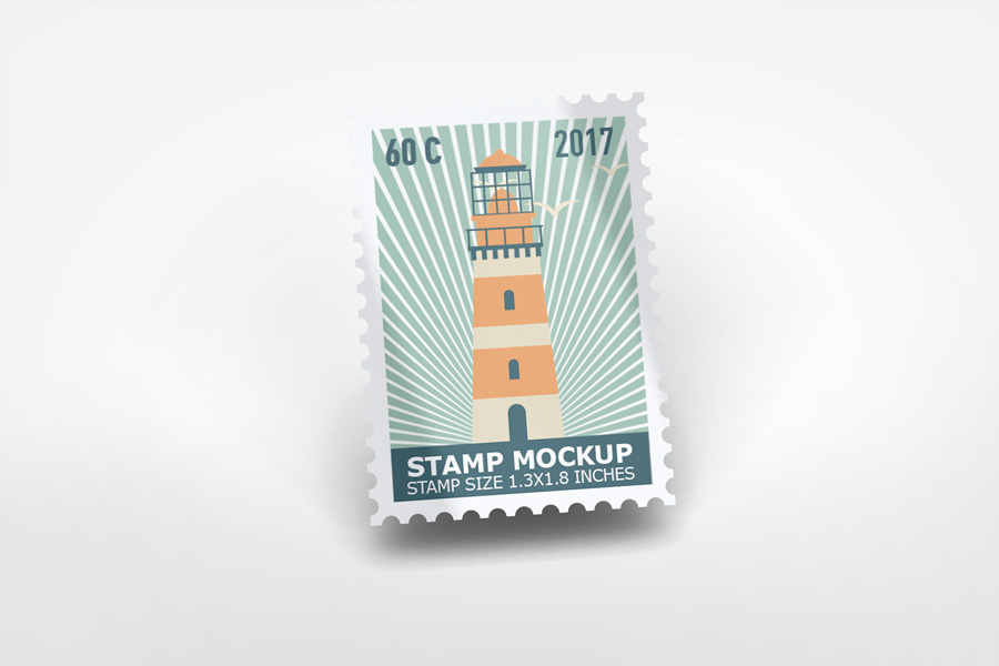 envelope Label logo mail Mockup Office paper postage stamps postal postal stamp