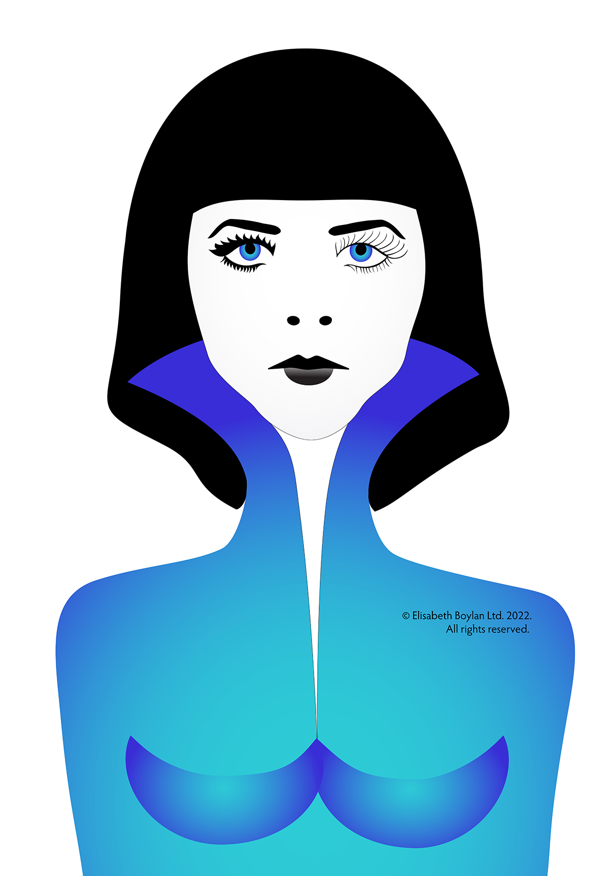 beauty Fashion  ILLUSTRATION  portrait vector graphics woman