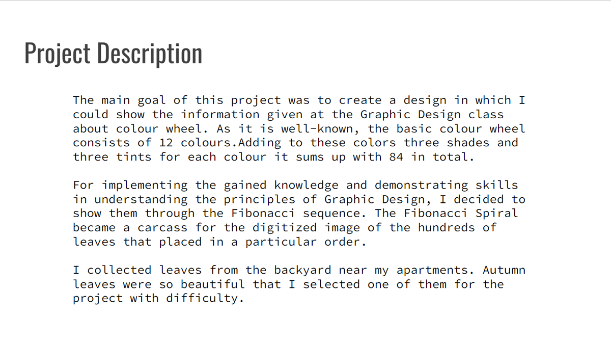 colourwheel fibonaccisequence GRAPHIDESIGNCOD portfoliosp21 problemsolving