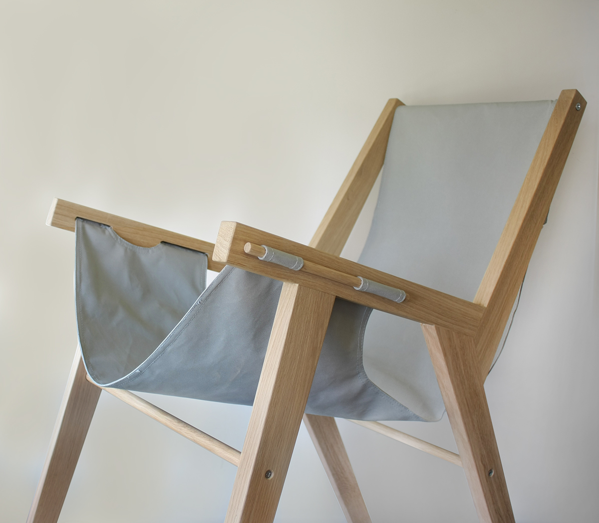 Lounge Chair Hammock lazy bag wood canvas chair