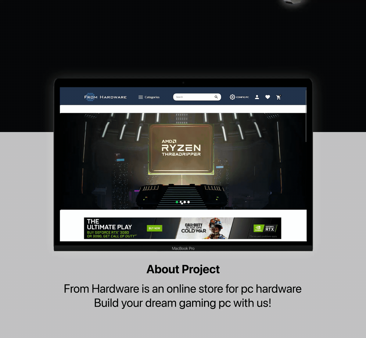 Gaming Pc Store Website  UI/UX design on Behance