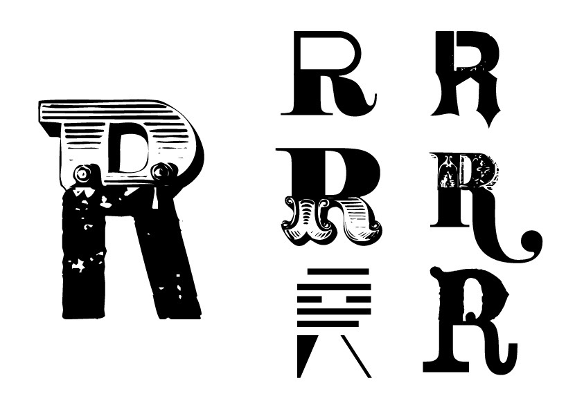 brand type design roadhouse manchester re-brand Logotype