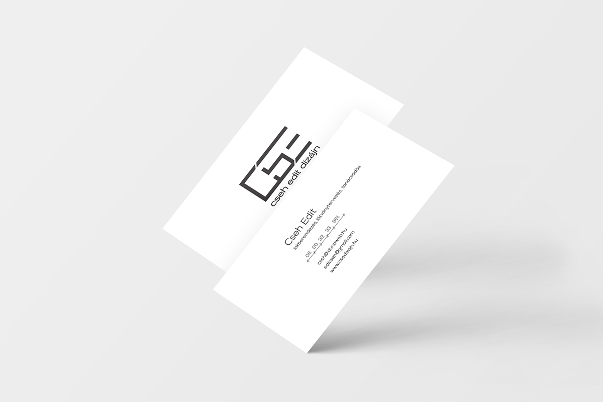 logo logodesign interior designer cse business card