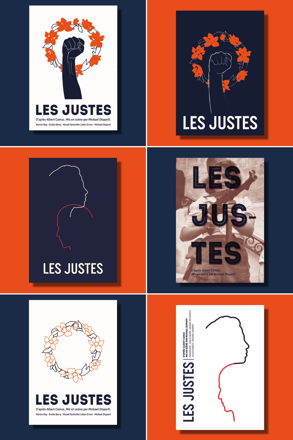 Theatre poster Poster Design affiche theater  Les Justes Camus