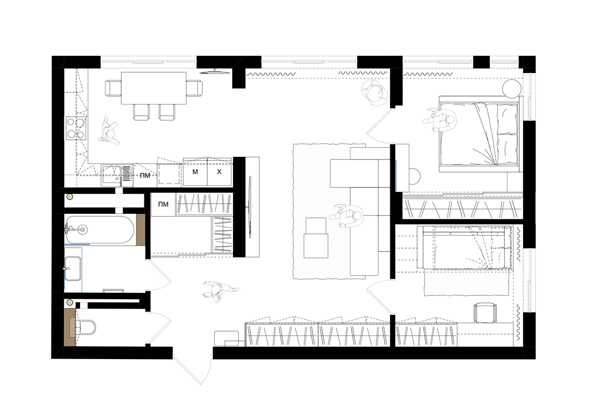 design designer interior design  LOFT DESIGN loft interior дизайн visualization Render 3D дизайн інтер'єру