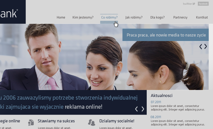 citi Bank advertising and training center Web durys Michal