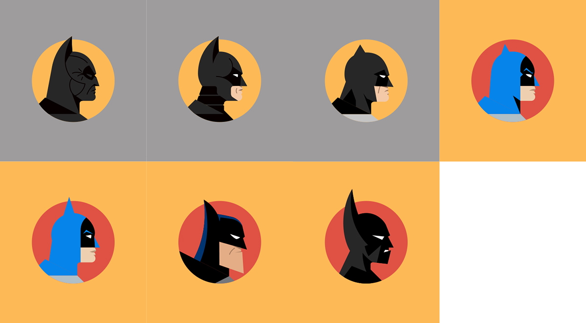 batman comics Bats geometric icons Movies Cartoons tv Minimalism elseworlds poster