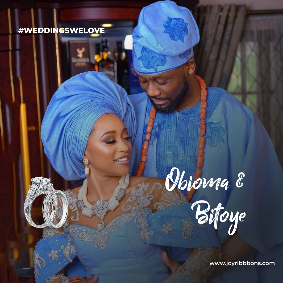 JoyRibbons is the home of all things weddings in Nigeria. We provide an easy-to-use wedding and gift registry
        for about to wed couples. Enjoy some of the Weddings We Love at JoyRibbons with these series
