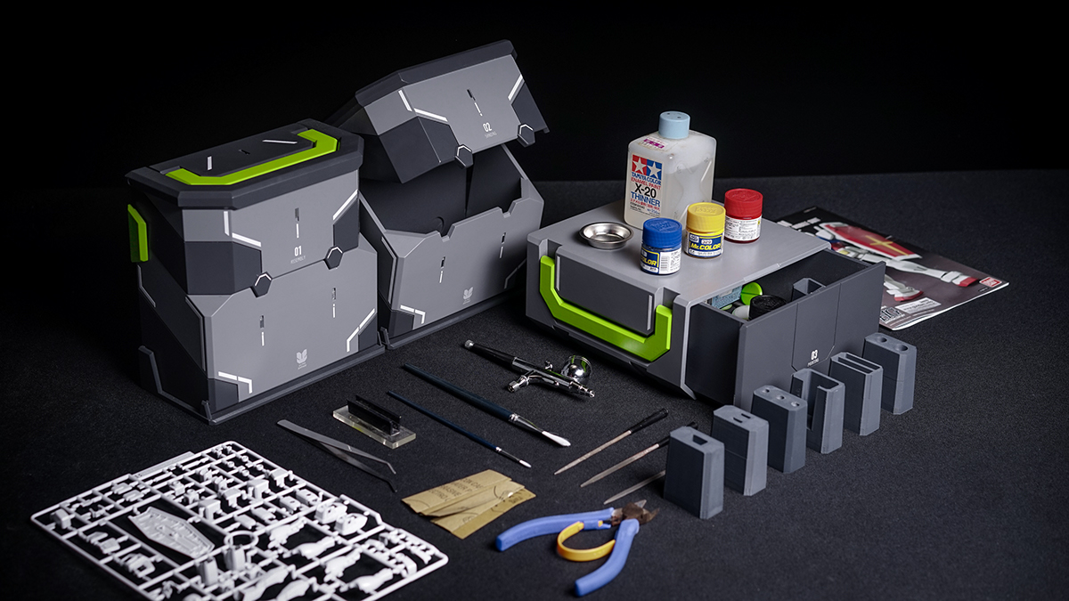 Toolbox Hobby gunpla Gundam model sci-fi dope tool Plastic model robot