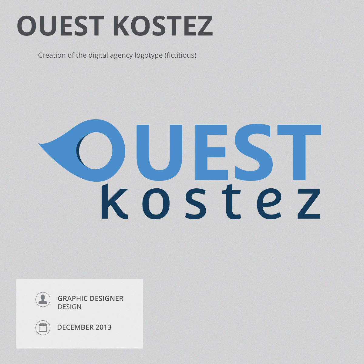 ouest Kostez bretagne Logotype agency digital
