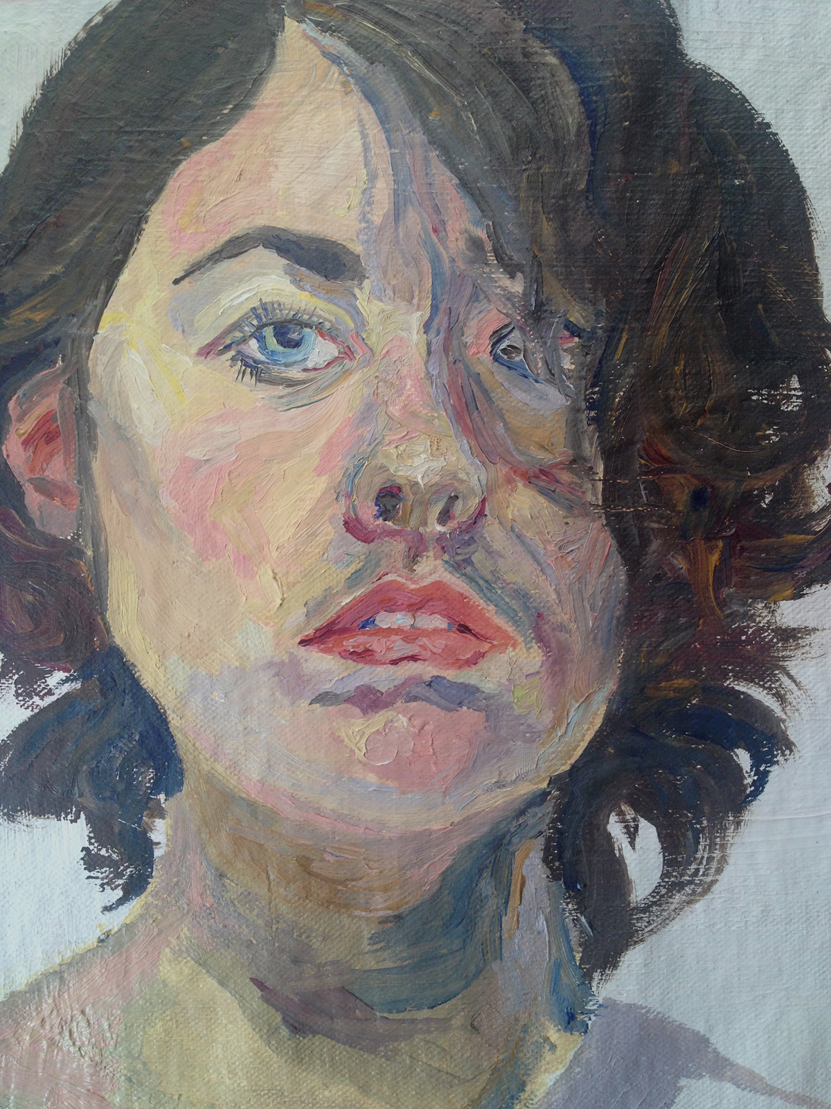 selfportrait Portraiture oil canvas