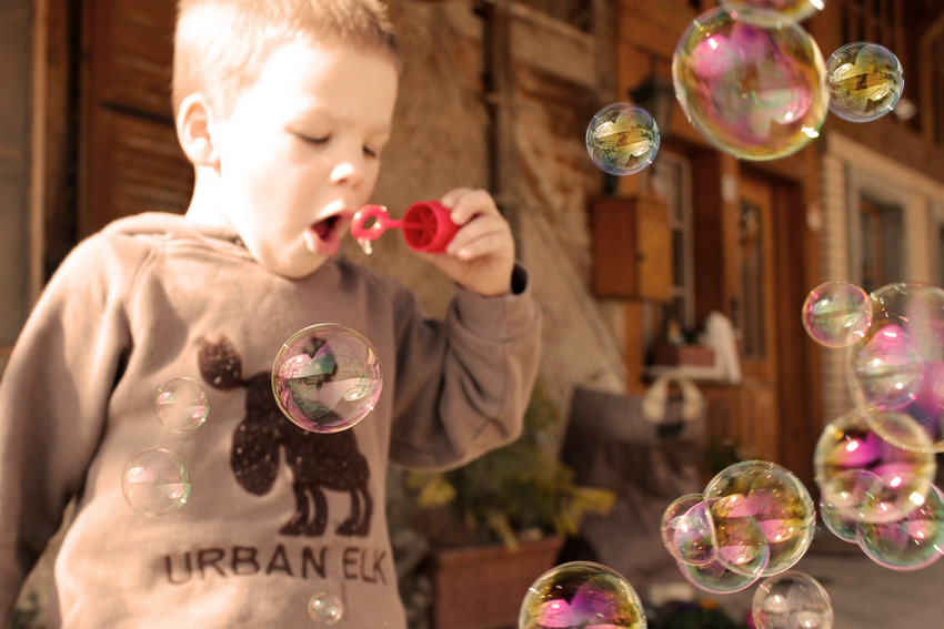 children crying to blow bubbles bubbles
