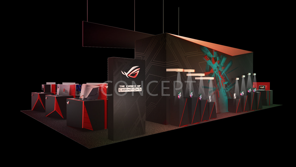 asus Gaming Video Games Pax rog republic of gamers esports experiential marketing