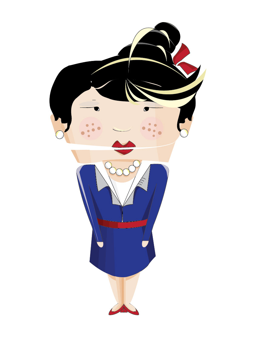 cartoon Character design Illustrator Lady Work  pearl