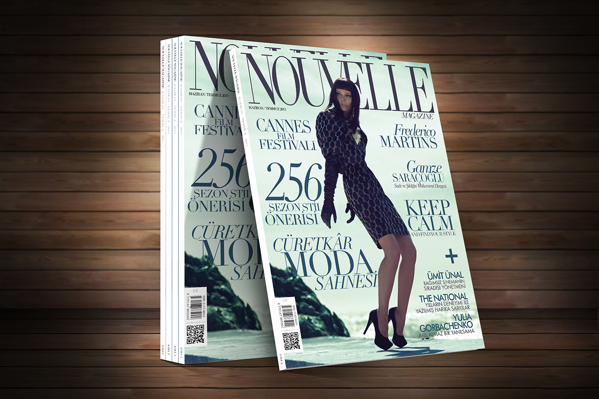 fashion magazine cover design Nouvelle Magazine