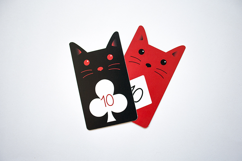 Cat cats cards Card Deck colours design animals cartoon Ps25Under25