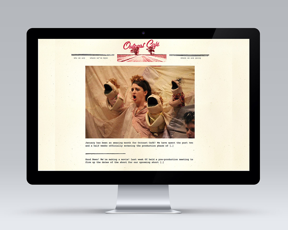 theater company wordpress Blog design Film company production company