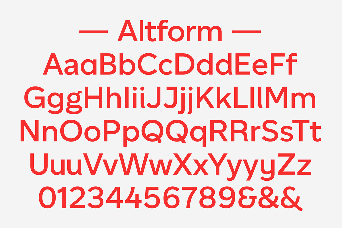 Altform CoType Mash Creative sans serif