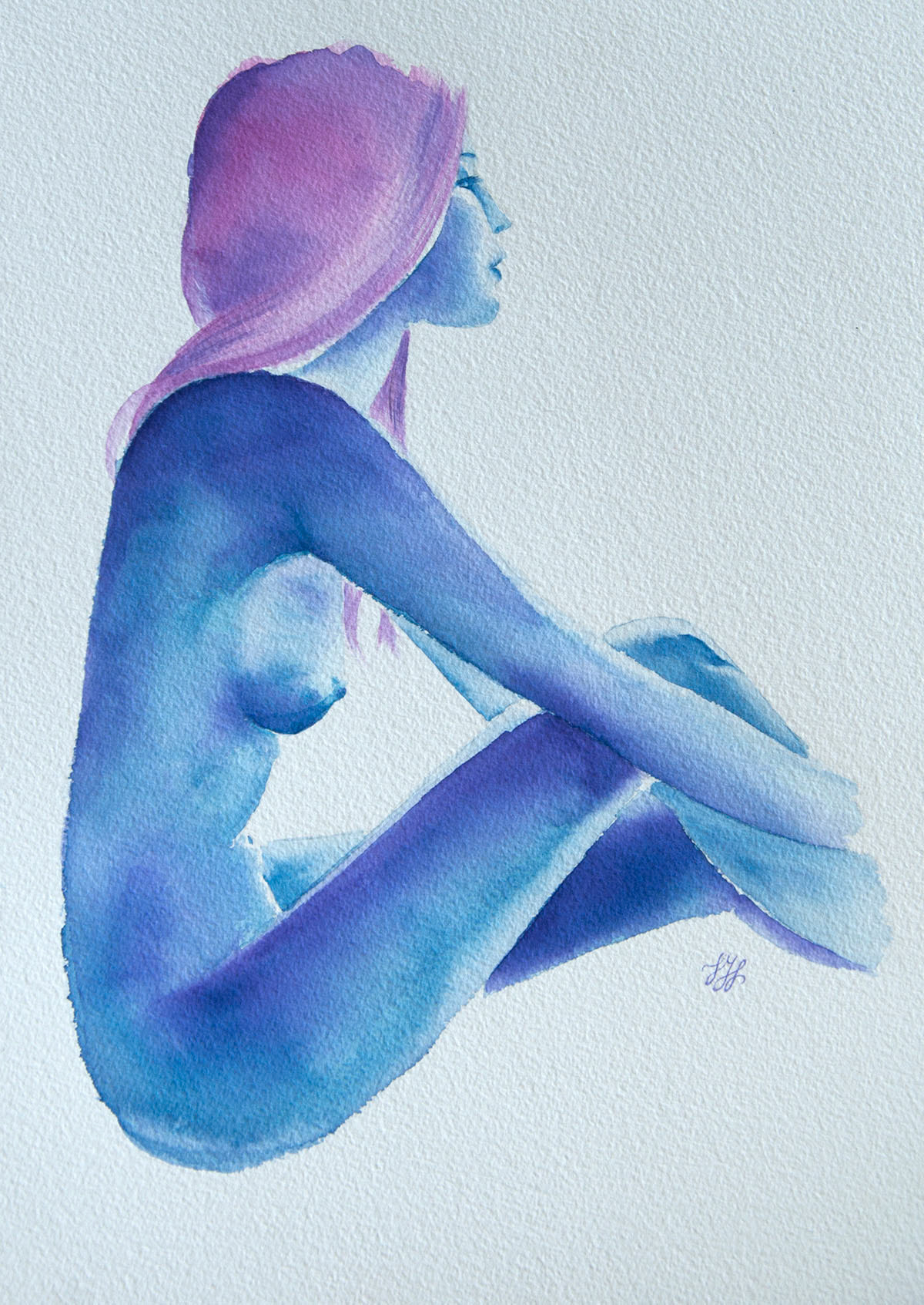 watercolor paint body art artist