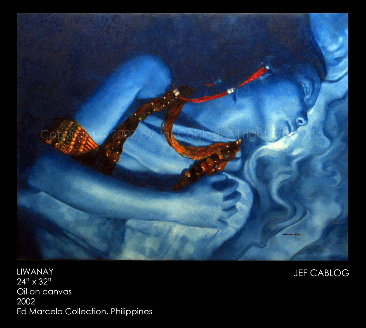 jef cablog  jef cawaon cablog  jefferson cablog  philippine art  filipino artist  baguio city  cordillera  barligmt. provinc Oil Painting  Contemporary Art oil on canvas