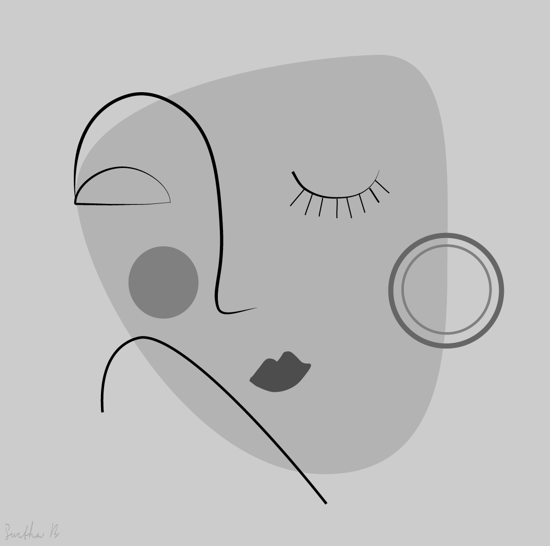 abstract abstractart body greyscale ILLUSTRATION  line lineart lines minimalist woman
